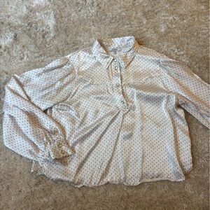 Ganni Polka Dot Western style shirt